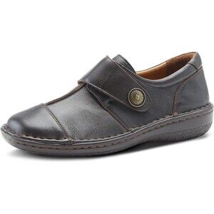 Spring Step Kaminia Loafers Women's EU 39 Brown Leather Slip-On Shoes KHD532